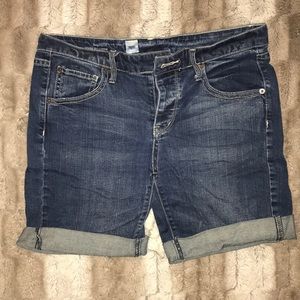 Denim shorts